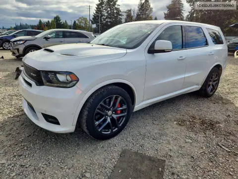 1C4SDJGJ8KC780980 — 2019 Dodge Durango, გვერდითი ნაწილი, ფოტოები შეკეთებამდე
