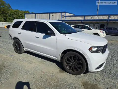 1C4RDHAG4KC573264 — 2019 Dodge Durango, zdjęcie 4 z Copart, Tył