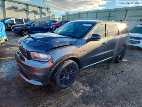 1C4SDJCTXLC330594 — 2020 Dodge Durango, Передняя часть, фото до ремонта