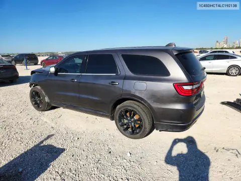1C4SDHCT4LC192138 — 2020 Dodge Durango, ფოტო 2, Copart, წინა ნაწილი