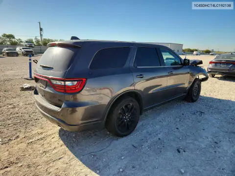 1C4SDHCT4LC192138 — 2020 Dodge Durango, ფოტო 3, Copart, წინა ნაწილი