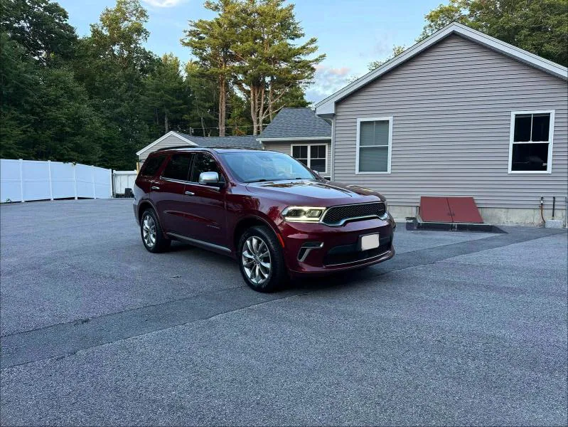 2021 DODGE DURANGO VIN 1C4RDJEG7MC764696 фото 1