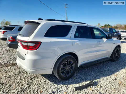 1C4SDJCT1PC567738 — 2023 Dodge Durango, zdjęcie 3 z Copart, Przód