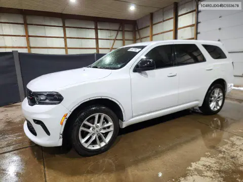 1C4RDJDG4SC553678 — 2025 Dodge Durango, Передняя часть, фото до ремонта
