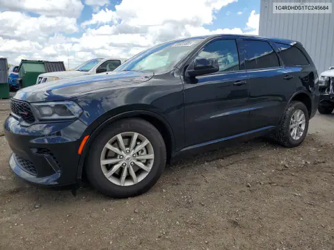 1C4RDHDG1TC245684 — 2026 Dodge Durango, Передняя часть, фото до ремонта