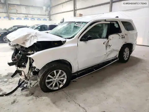 1C4RDHDG8TC175343 — 2026 Dodge Durango, Передняя часть, фото до ремонта