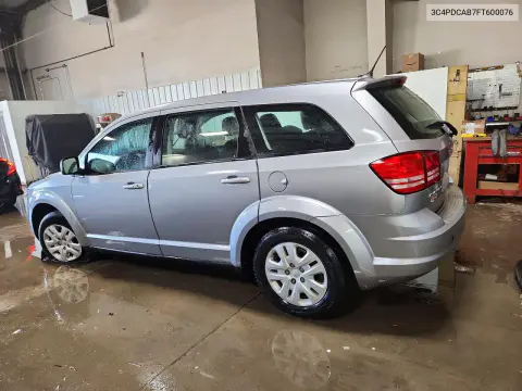 2015 Dodge Journey Se VIN 3C4PDCAB7FT600076 фото 2