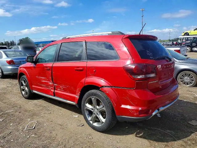 2017 DODGE JOURNEY VIN 3C4PDCGG5HT553992 фото 2