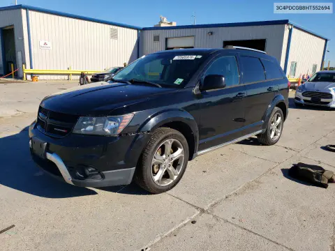3C4PDCGB8HT552694 — 2017 Dodge Journey, Механические повреждения, фото до ремонта