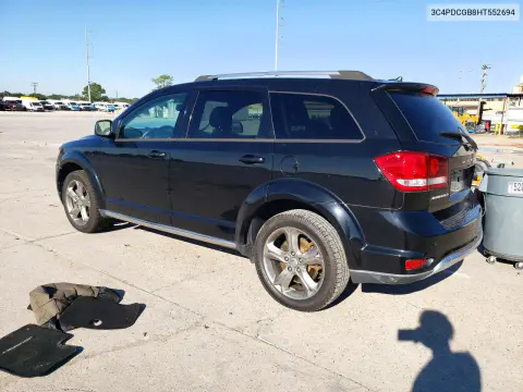 2017 Dodge Journey Crossroad VIN 3C4PDCGB8HT552694 фото 2