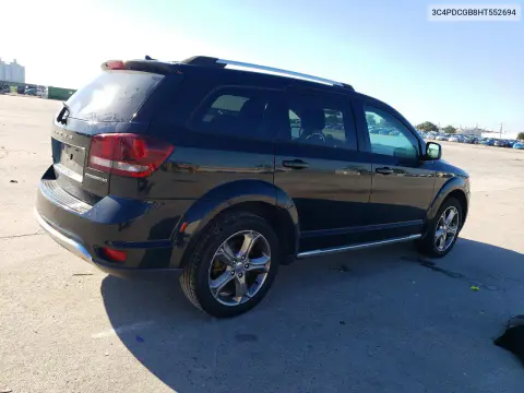 2017 Dodge Journey Crossroad VIN 3C4PDCGB8HT552694 фото 3