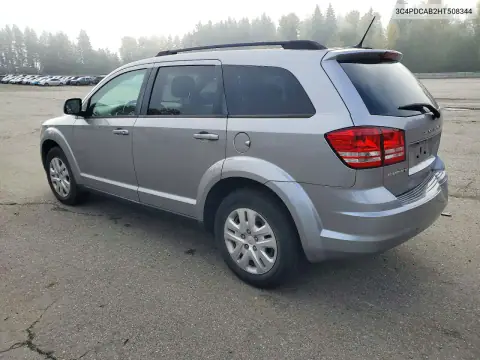 3C4PDCAB2HT508344 — 2017 Dodge Journey, photo 2 from Copart, Rear end