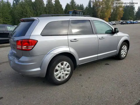 3C4PDCAB2HT508344 — 2017 Dodge Journey, photo 3 from Copart, Rear end