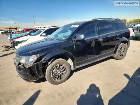 3C4PDCAB4HT673974 — 2017 Dodge Journey, Передня частина, фото до ремонту