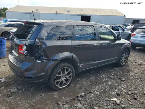 3C4PDDEG2KT720907 — 2019 Dodge Journey, фото 3 з Copart, Задня частина