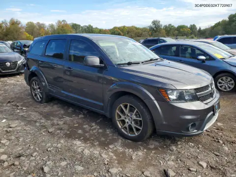 3C4PDDEG2KT720907 — 2019 Dodge Journey, фото 4 з Copart, Задня частина