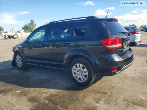 3C4PDCBB8KT773811 — 2019 Dodge Journey, photo 2 from Copart, Front end