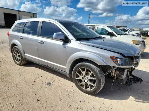 3C4PDCEGXKT716887 — 2019 Dodge Journey, фото 4 з Copart, Передня частина