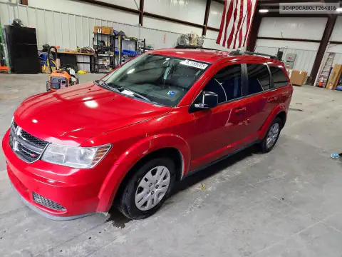 3C4PDCAB0LT264816 — 2020 Dodge Journey, ЕСТЕСТВЕННЫЙ ИЗНОС, фото до ремонта