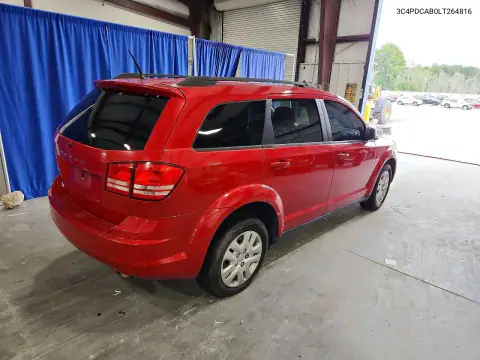 3C4PDCAB0LT264816 — 2020 Dodge Journey, photo 3 from Copart 29.10.2026, Normal wear