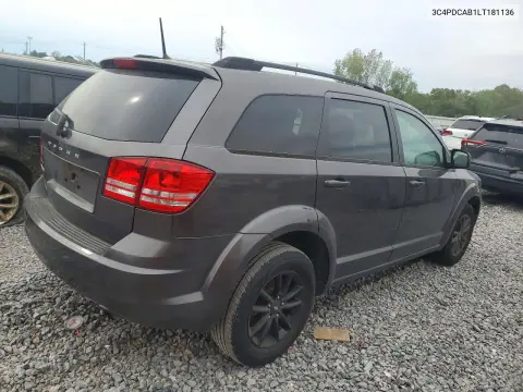 2020 Dodge Journey Se VIN 3C4PDCAB1LT181136 фото 3