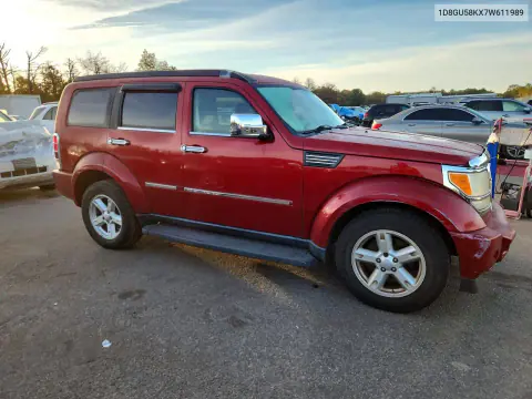 2007 Dodge Nitro Slt VIN 1D8GU58KX7W611989 фото 4
