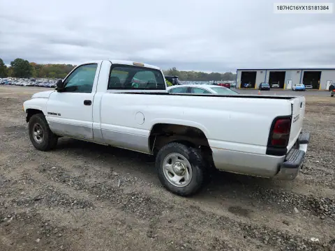 1B7HC16YX1S181384 — 2001 Dodge RAM, photo 2 from Copart 19.10.2026, Mechanical damage