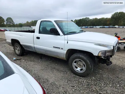 1B7HC16YX1S181384 — 2001 Dodge RAM, photo 4 from Copart 19.10.2026, Mechanical damage