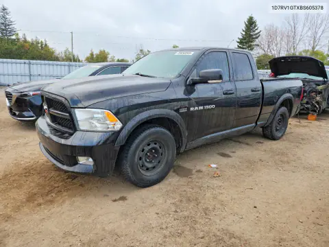 1D7RV1GTXBS605378 — 2011 Dodge RAM, Механічні пошкодження, фото до ремонту