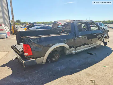 1D7RB1CTXBS596535 — 2011 Dodge RAM, photo 3 from Copart, All-over damage