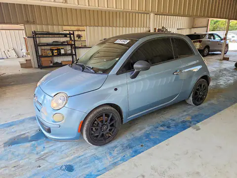 3C3CFFAR2FT504030 — 2015 Fiat 500, წინა ნაწილი (Front End), ფოტოები შეკეთებამდე