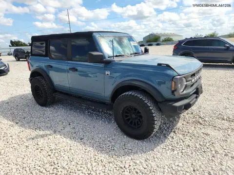 1FMDE5BH0MLA61206 — 2021 Ford Bronco, фото 4 с аукциона Copart, ПЕРЕДНЯЯ ЧАСТЬ