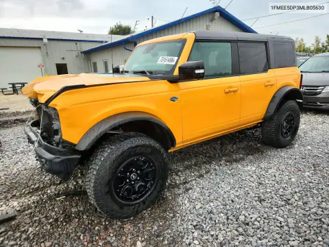 1FMEE5DP3MLB05630 — 2021 Ford Bronco, ПЕРЕДНЯЯ ЧАСТЬ, фото до ремонта
