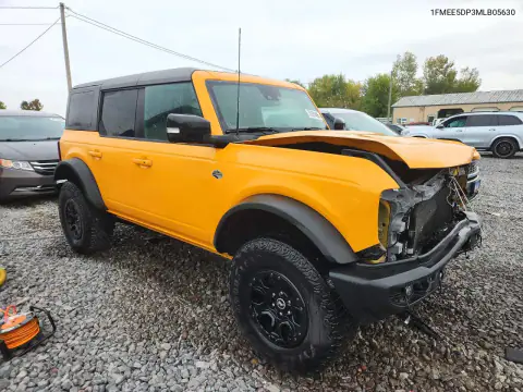 1FMEE5DP3MLB05630 — 2021 Ford Bronco, фото 4 с аукциона Copart, ПЕРЕДНЯЯ ЧАСТЬ