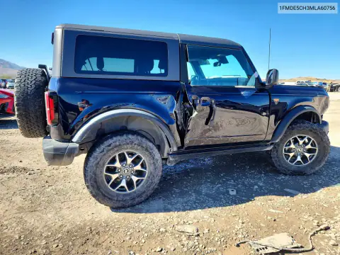1FMDE5CH3MLA60758 — 2021 Ford Bronco, фото 3 з Copart, Бокова частина