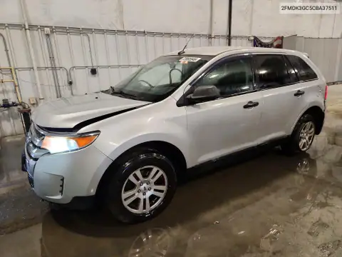 2FMDK3GC5CBA37511 — 2012 Ford EDGE, Боковая часть, фото до ремонта