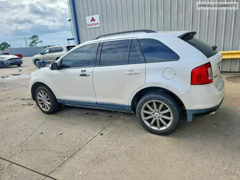 2013 Ford Edge Sel VIN 2FMDK3JC2DBB09372 фото 2