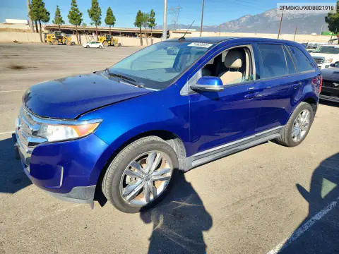2013 Ford Edge Sel VIN 2FMDK3J98DBB21918 фото 1
