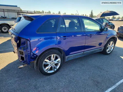 2013 Ford Edge Sel VIN 2FMDK3J98DBB21918 фото 3