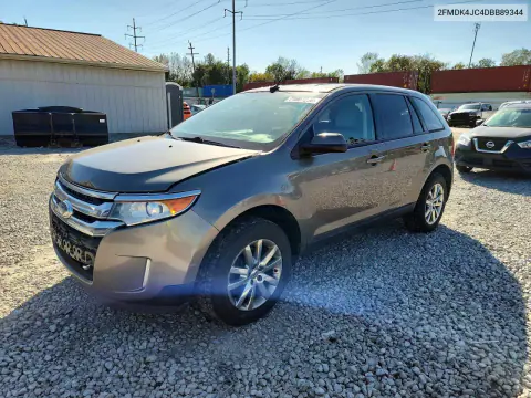 2013 Ford Edge Sel VIN 2FMDK4JC4DBB89344 фото 1