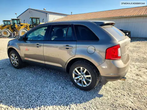 2013 Ford Edge Sel VIN 2FMDK4JC4DBB89344 фото 2