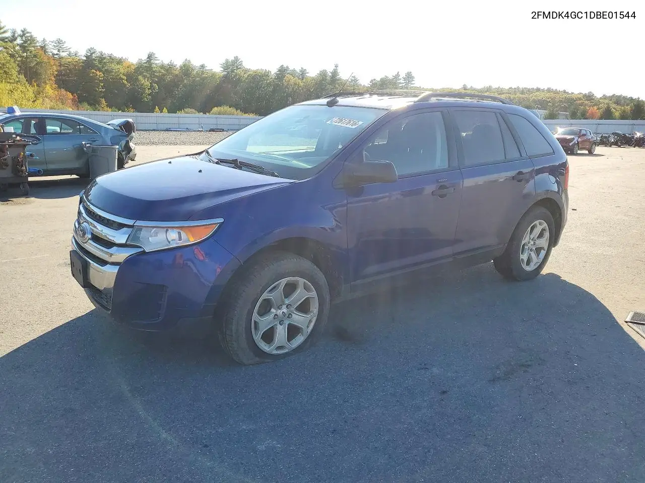 2013 Ford Edge Se VIN 2FMDK4GC1DBE01544 фото 1