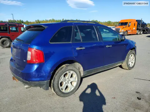 2013 Ford Edge Se VIN 2FMDK4GC1DBE01544 фото 3