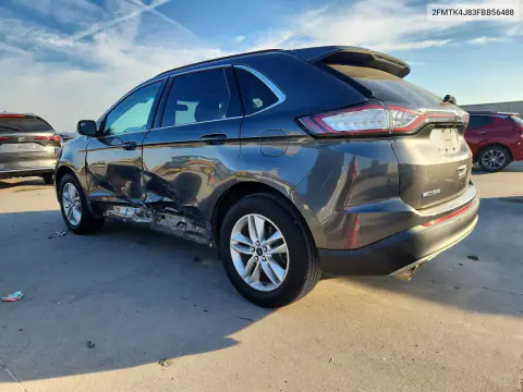 2015 Ford Edge Sel VIN 2FMTK4J83FBB56488 фото 2