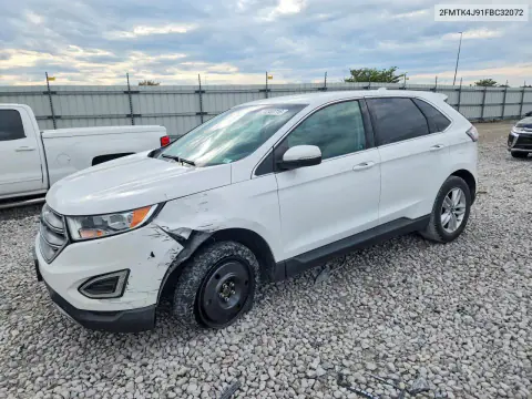 2015 Ford Edge Sel VIN 2FMTK4J91FBC32072 фото 1