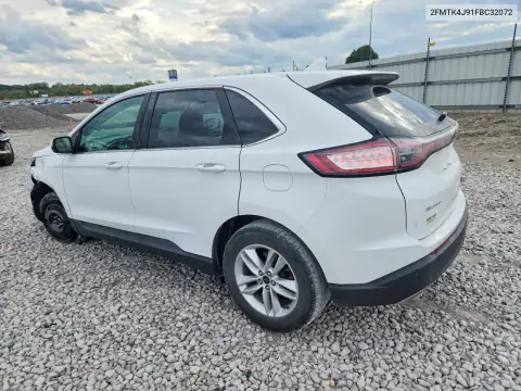 2015 Ford Edge Sel VIN 2FMTK4J91FBC32072 фото 2