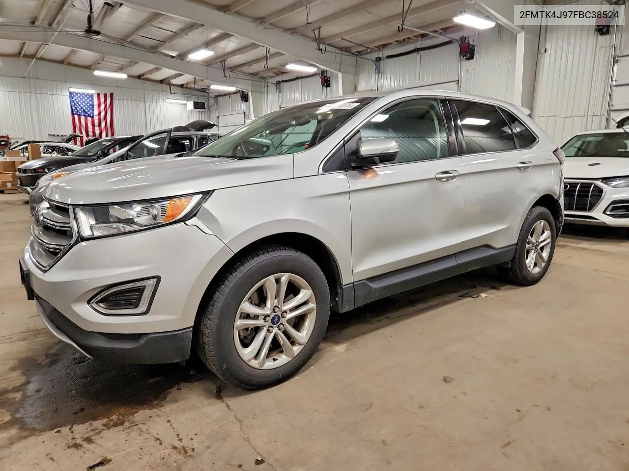 2015 Ford Edge Sel VIN 2FMTK4J97FBC38524 фото 1