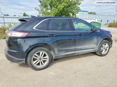 2016 Ford Edge Sel VIN 2FMPK3J97GBC54980 фото 3