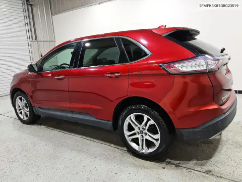 2016 Ford Edge Titanium VIN 2FMPK3K81GBC23519 фото 2