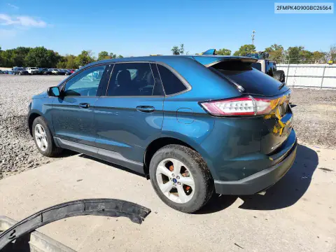 2FMPK4G90GBC26564 — 2016 Ford EDGE, zdjęcie 2 z Copart 27.10.2026, Uszkodzenia mechaniczne